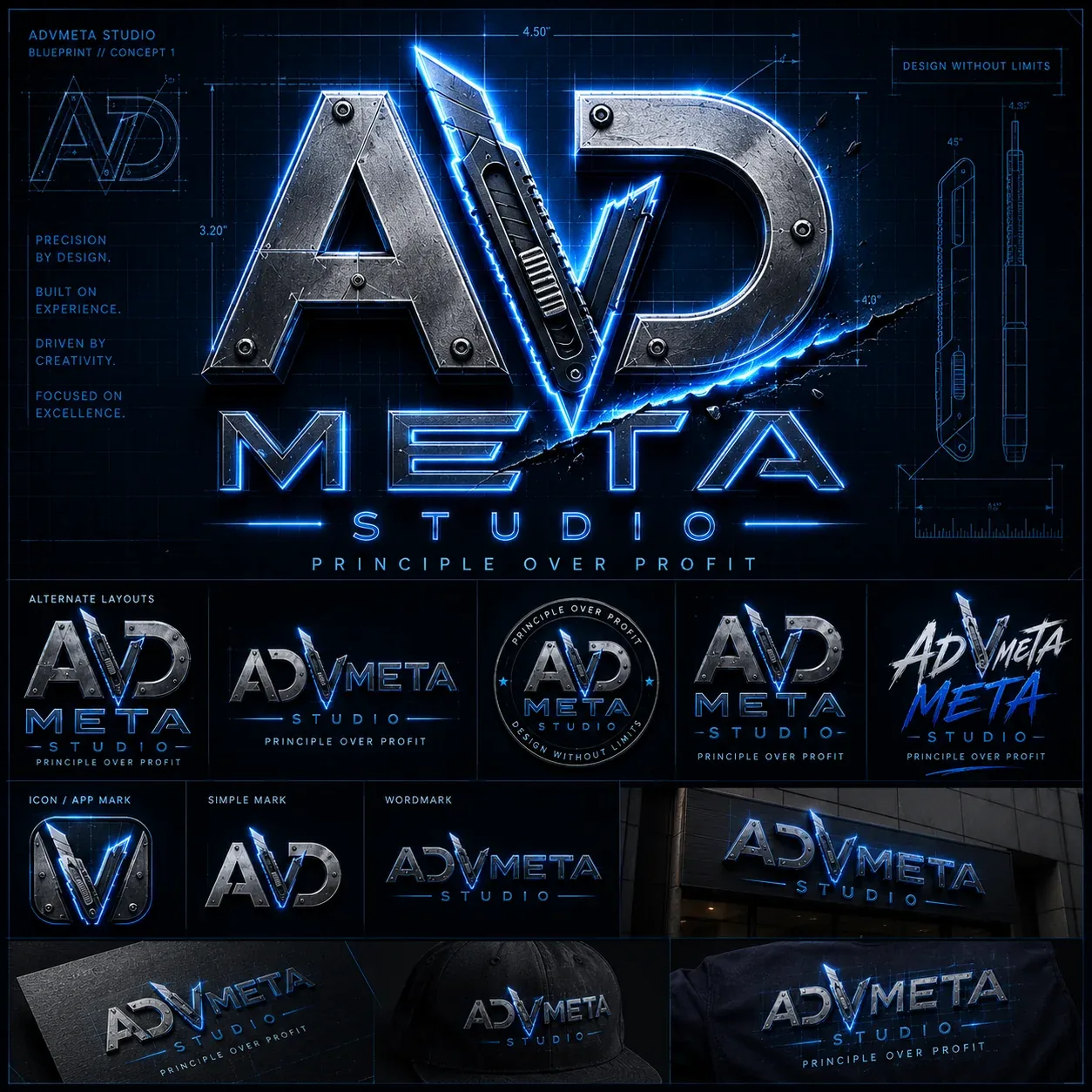 adVmeta blueprint identity board