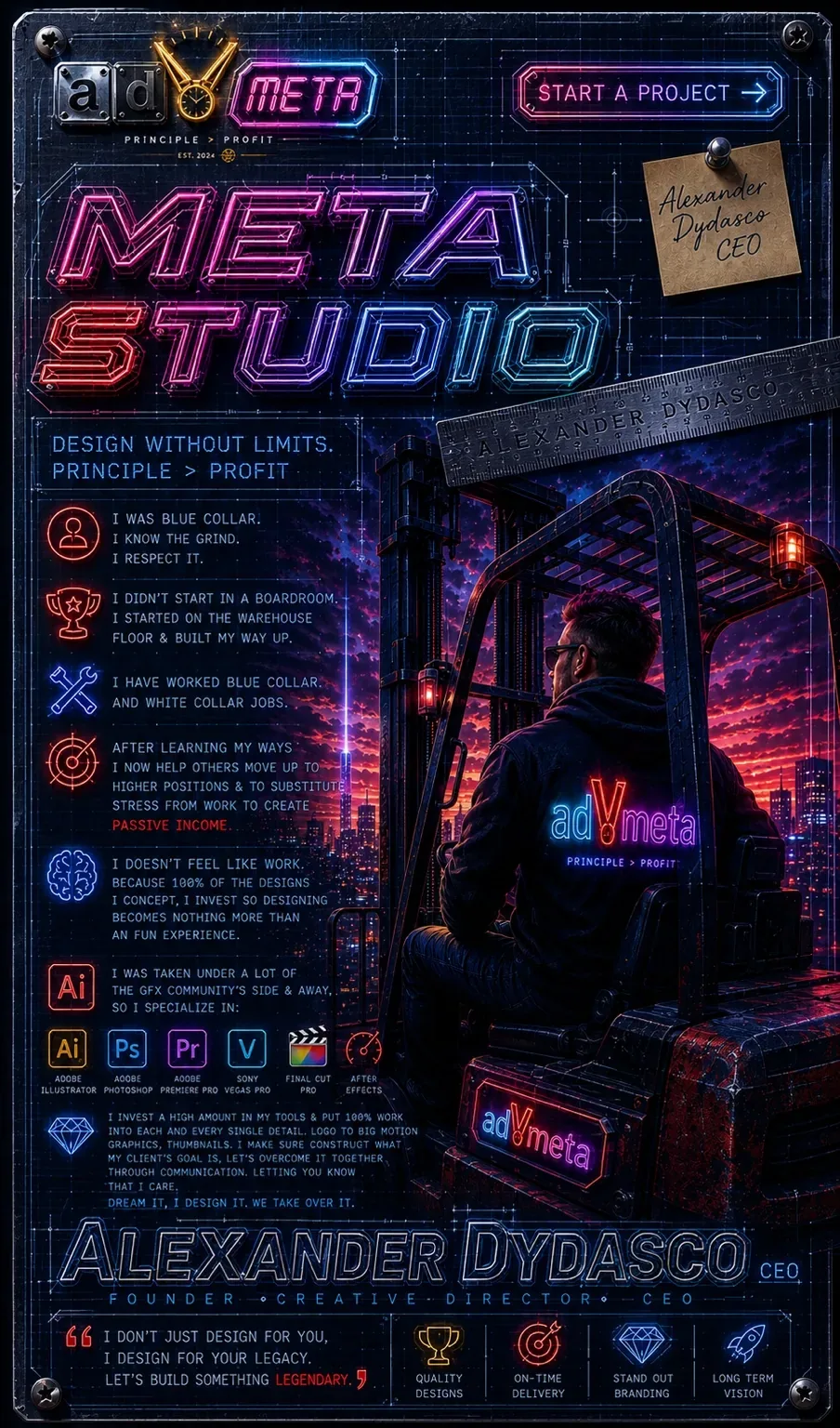 Alexander Dydasco founder story artwork