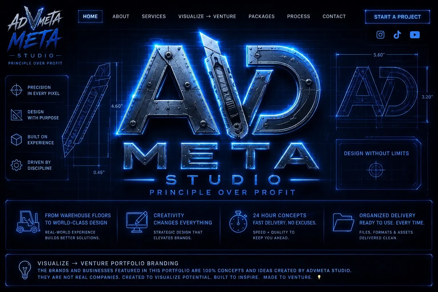 adVmeta Studios blueprint banner